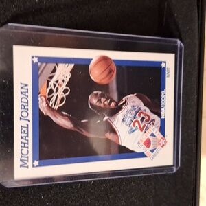 Michael Jordan 1991 Hoops card